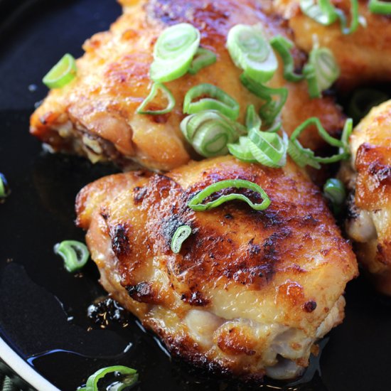 Miso-honey chicken