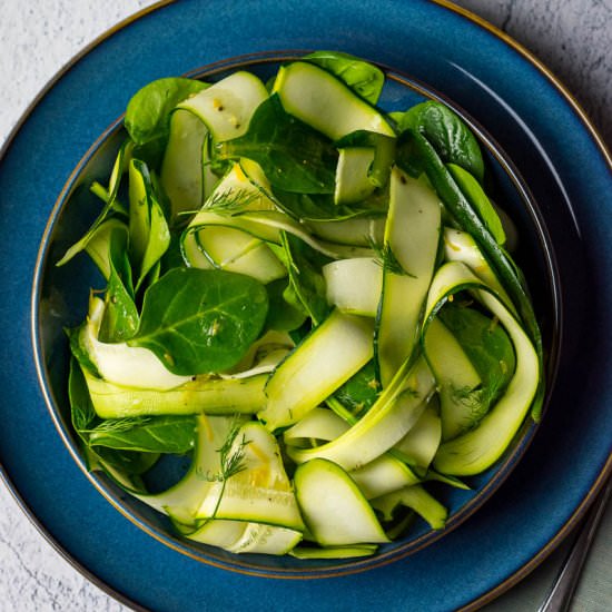 Courgette Ribbon Salad