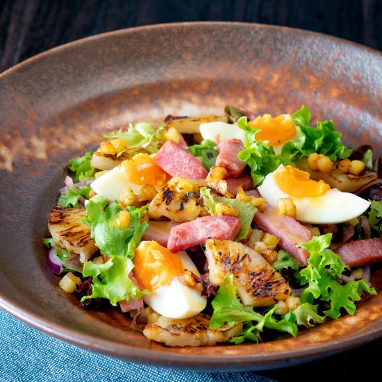 Gammon Salad with Egg