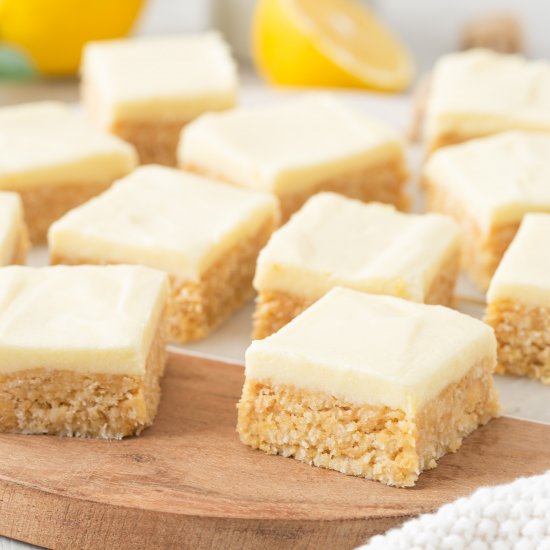 Easy Lemon Coconut Slice