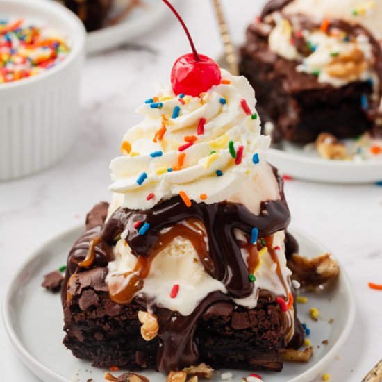 Brownie Sundae