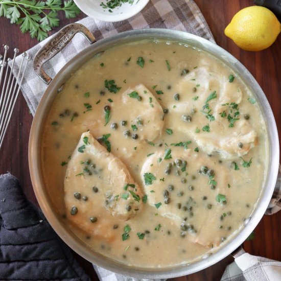 Naked Chicken Piccata