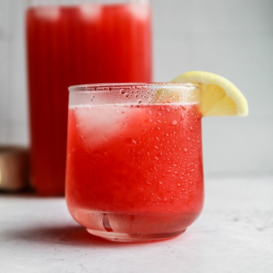 Homemade Raspberry Lemonade