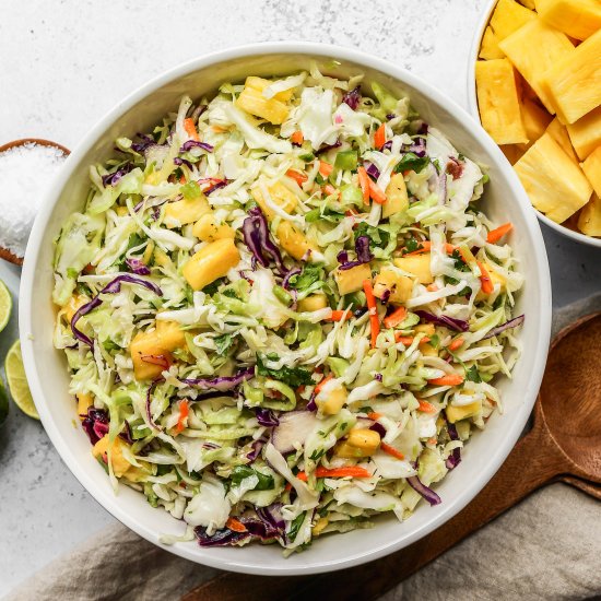 Pineapple Coleslaw