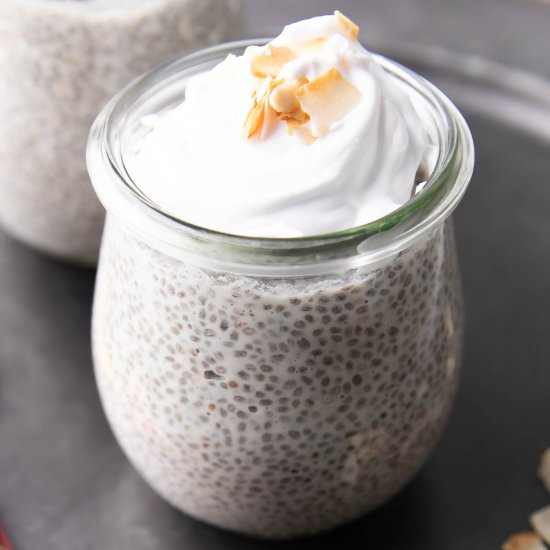 Easy Coconut Chia Pudding