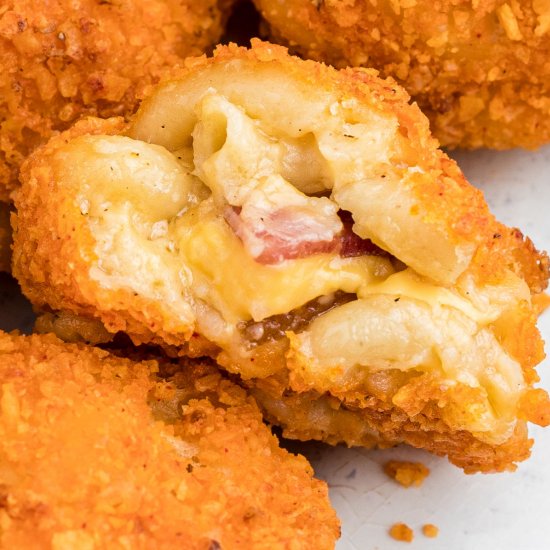 Air Fryer Mac and Cheese Bites