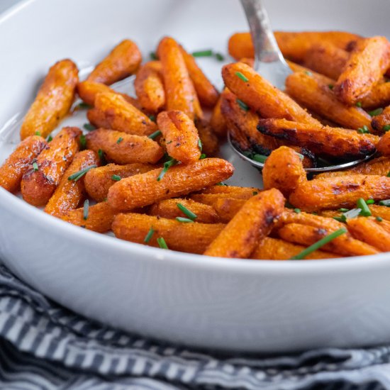 Air Fryer Roasted Baby Carrots