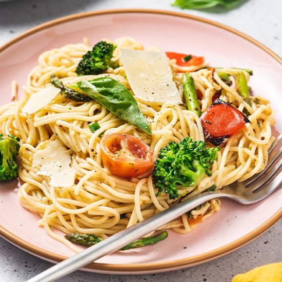 Creamy Pasta Primavera