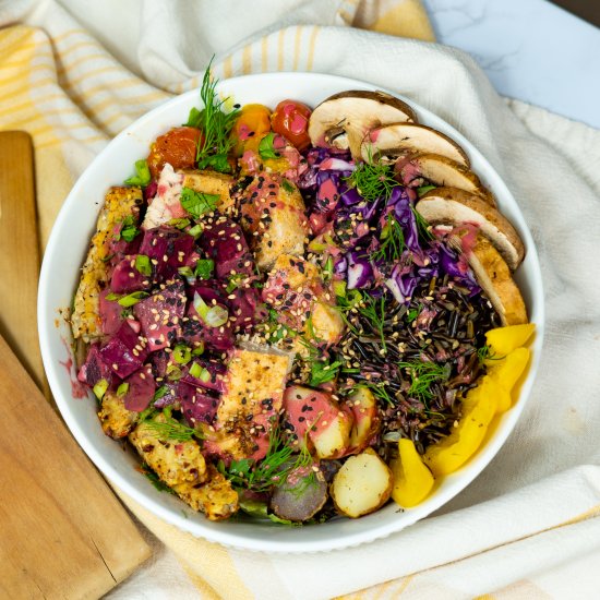 Tuna Fillet Buddha Bowl