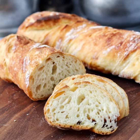 No Knead Durum Stirato