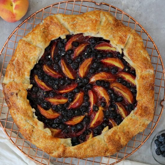 Blueberry Peach Galette