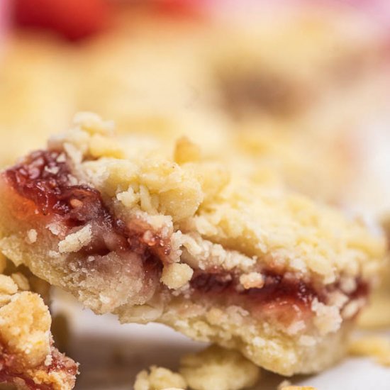 Strawberry Streusel Bars