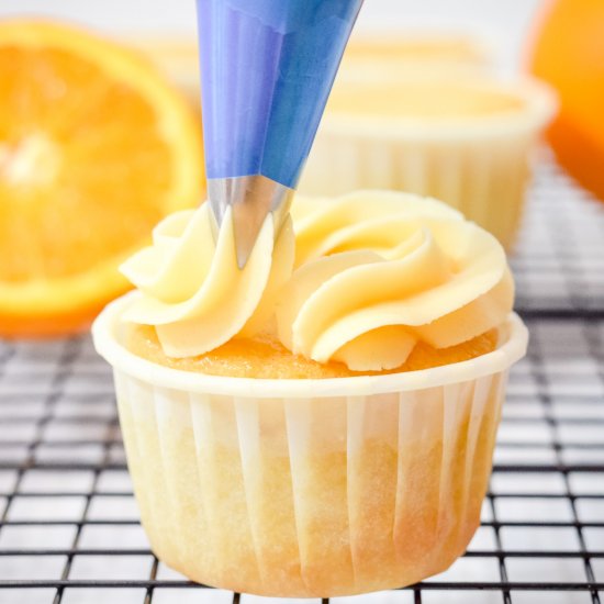 Easy Orange Buttercream Frosting