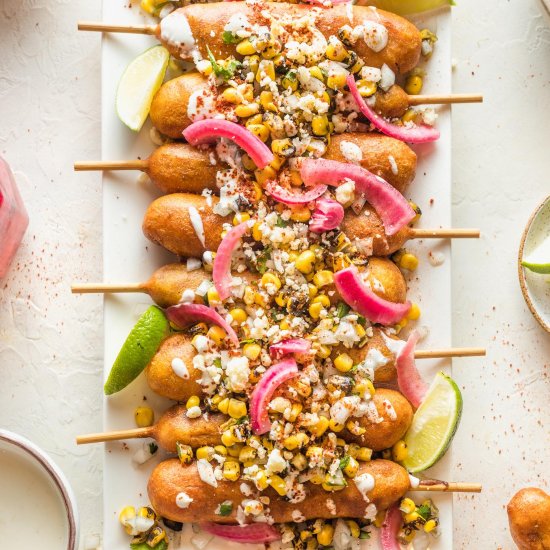 Elote Corn Dogs