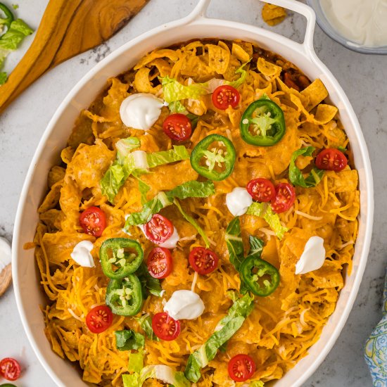 Walking Taco Casserole