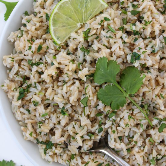 Cilantro Lime Brown Rice