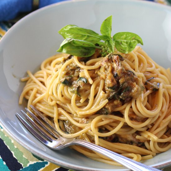 Stanley Tucci’s zucchini spaghetti