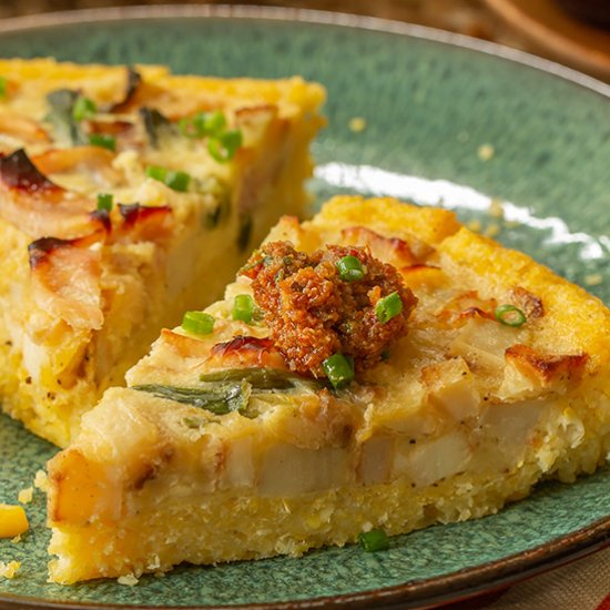 Breakfast Polenta Tart