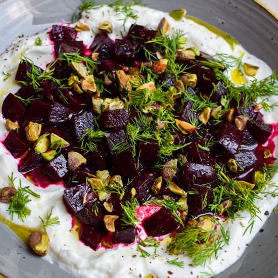 Whipped Feta with Beetroot