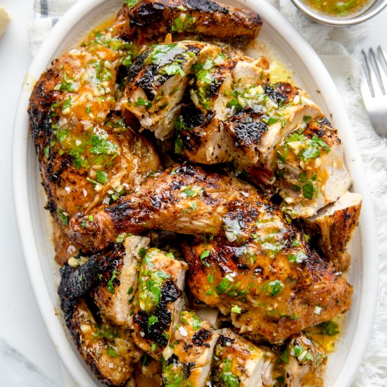 Grilled Whole Chicken