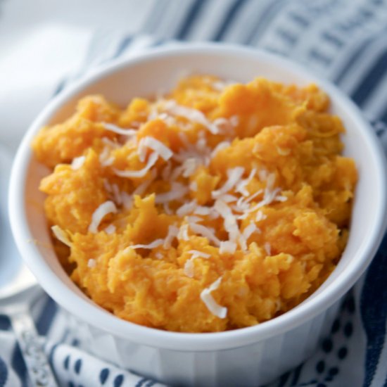 Coconut Mashed Sweet Potatoes