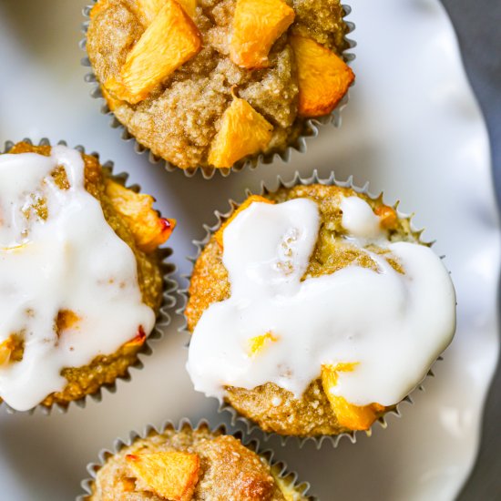 GF Peaches and Cream Muffins