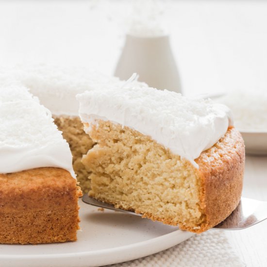 The Best Vegan Coconut Cake