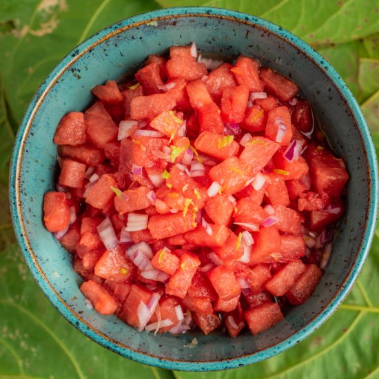 Watermelon Vinaigrette Salad