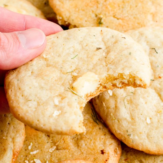 Chamomile White Chocolate Cookies