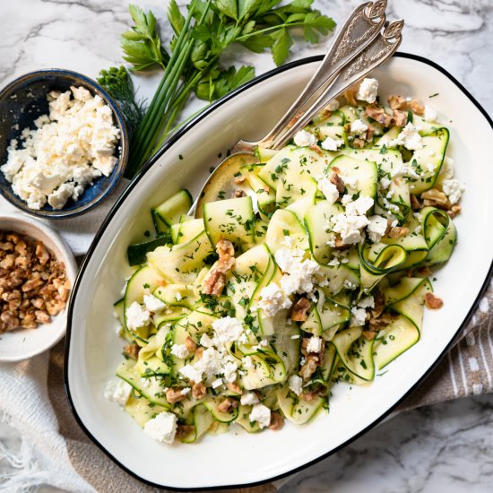 Shaved Zucchini Salad