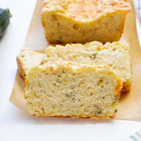 Zucchini and cheese bread