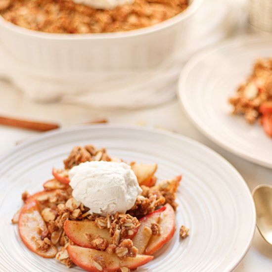 Healthier Apple Crisp