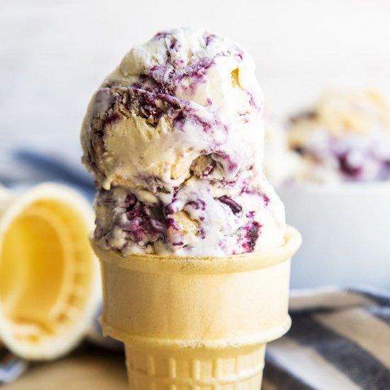 Blueberry Pie Ice Cream