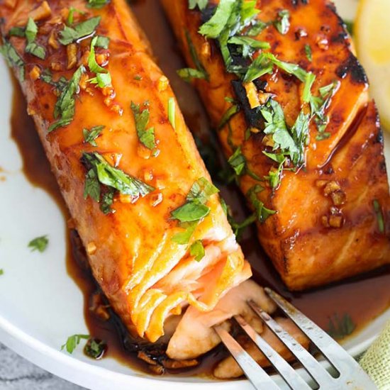 Honey Sriracha Salmon