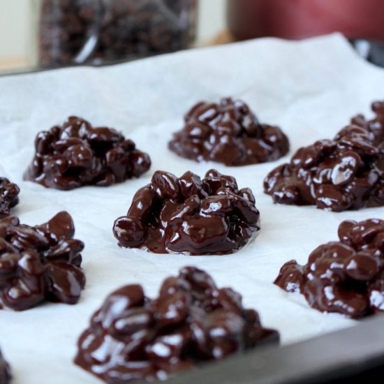 Vegan Chocolate Raisin Drop Cookies