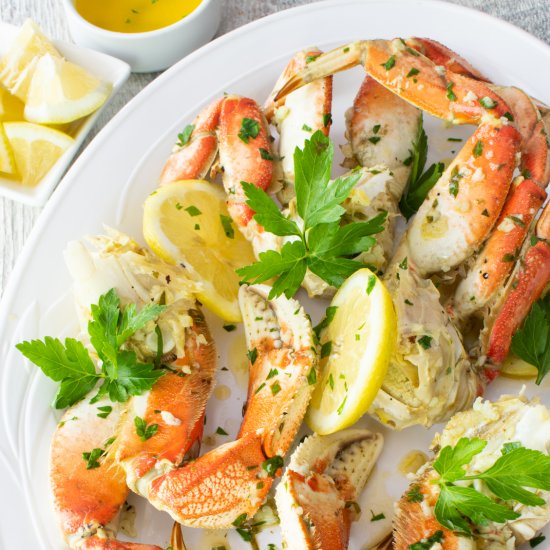 Garlic Butter Crab Legs