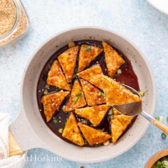 Crispy Teriyaki Tofu