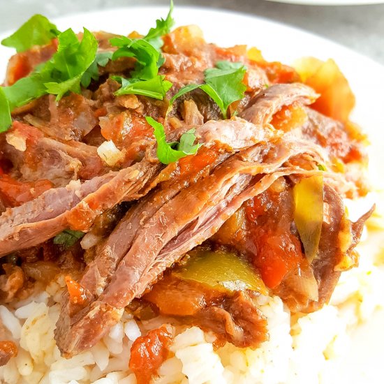 SLOW COOKER CUBAN ROPA VIEJA RECIPE