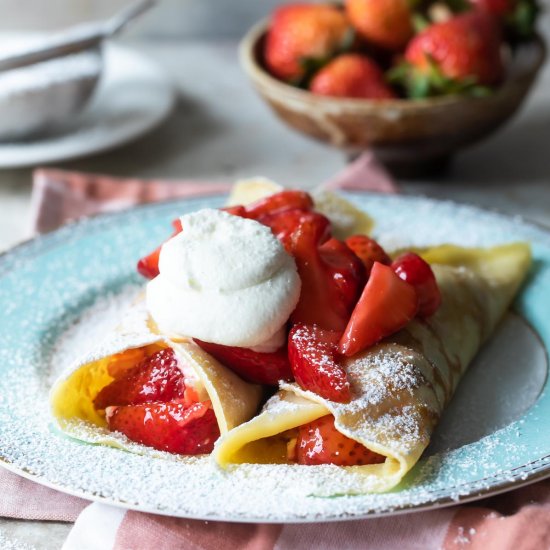 Strawberry Crepes