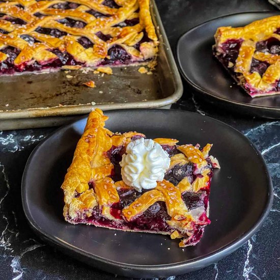 Blueberry Slab Pie