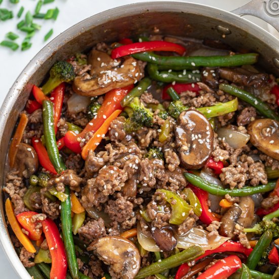 Ground Beef Stir Fry