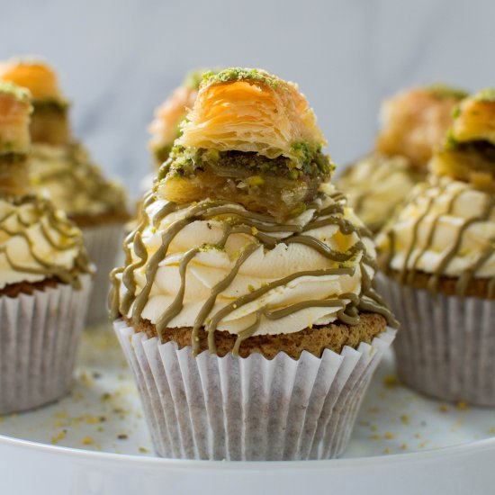 Baklava Cupcakes