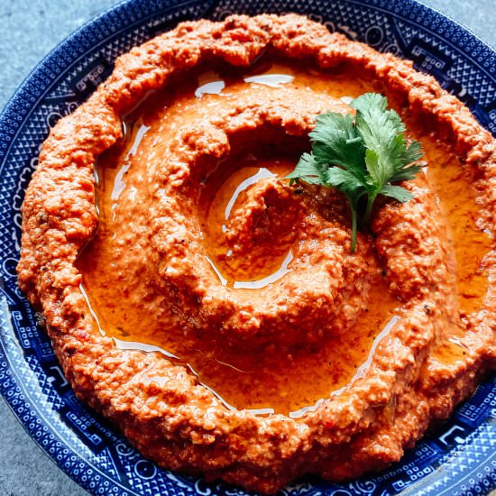 Muhammara (Roasted Pepper) Dip