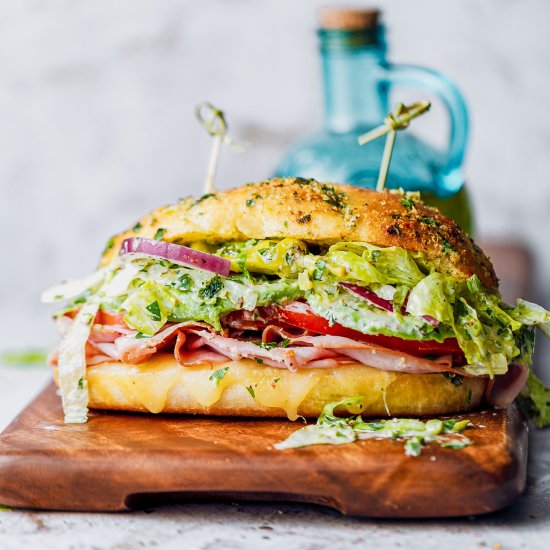 Grinder Salad Sandwich