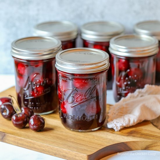 Canning Cherries