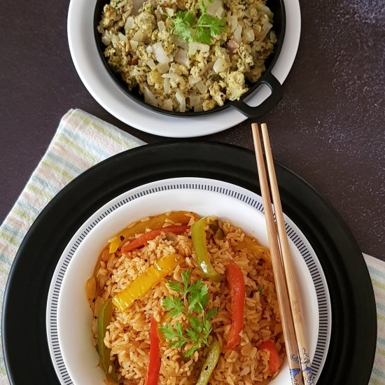 Schezwan Veg Fried Rice