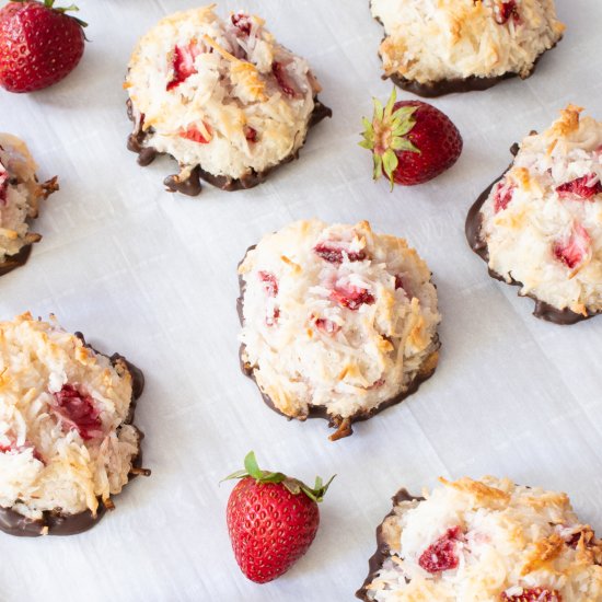 Chocolate Dipped Strawberry Coconut