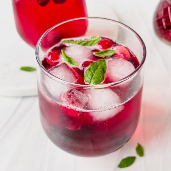 Blackcurrant mocktail