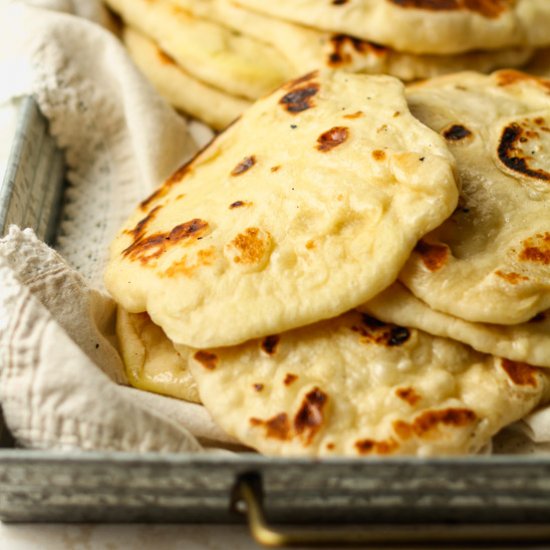 Cast Iron Naan Bread