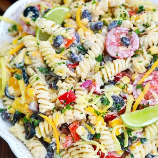 Southwest Ranch Pasta Salad